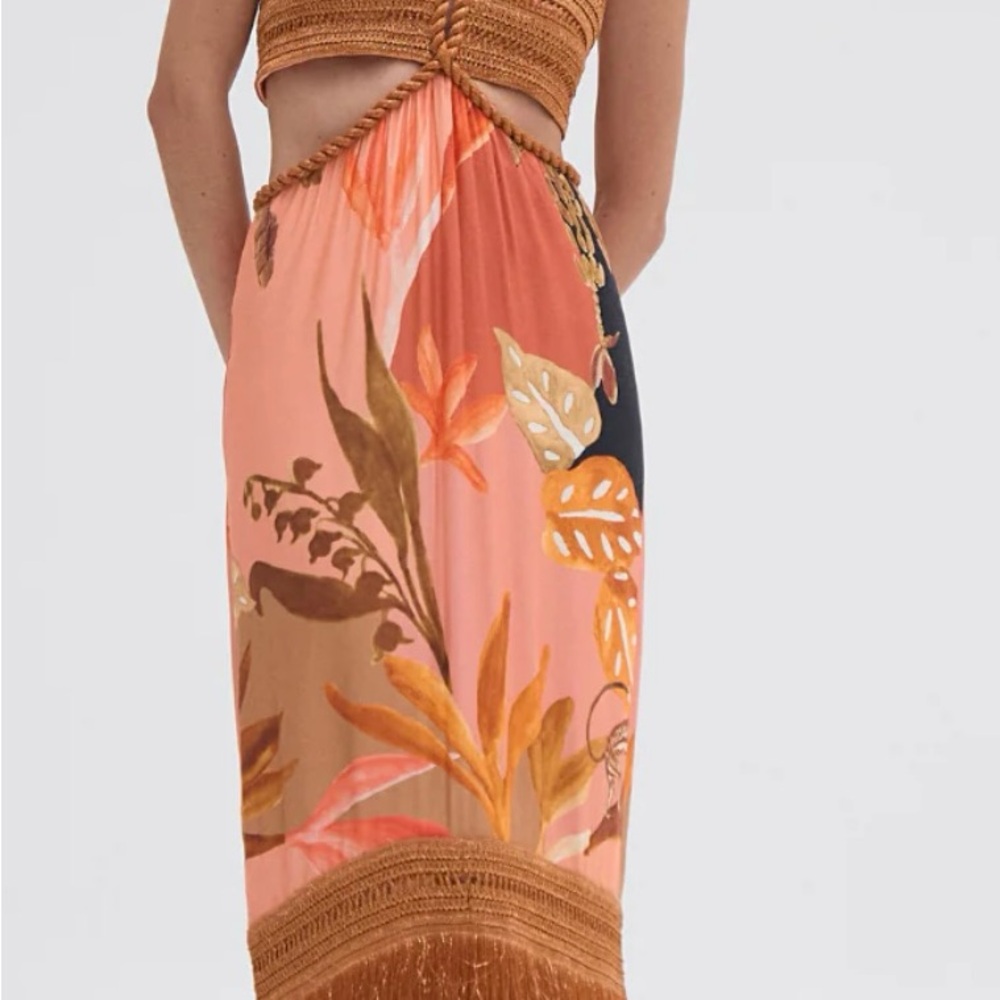 PatBO BANANIER CUT OUT MIDI DRESS
